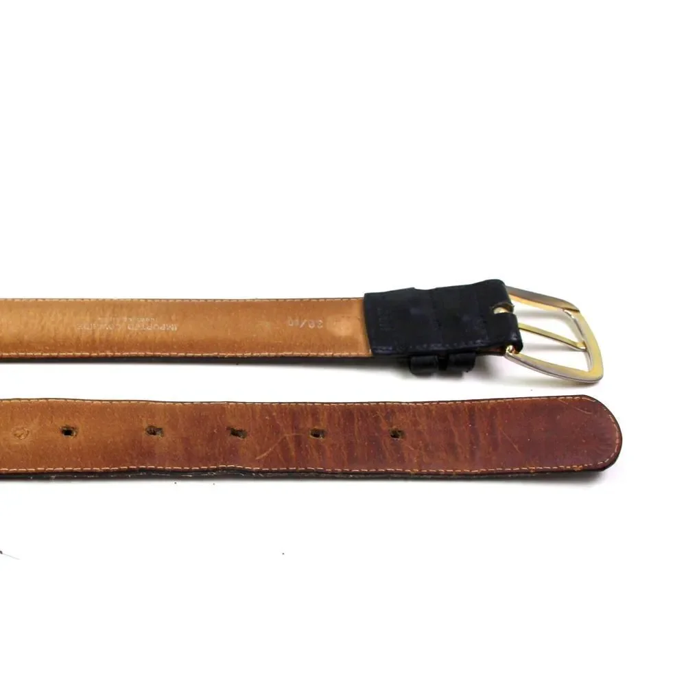 Reed St. James BLACK GENUINE LEATHER 1 1/8